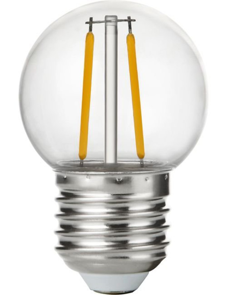 SPL LED Filament Globe G45x68 E27 1,5 W 130 lm 2700K klar