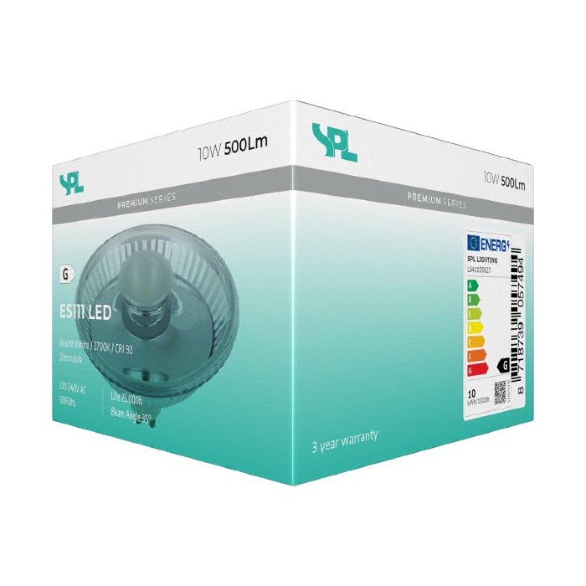 SPL LED Reflektor 110x73 GU10 10 W 500 lm 2700K klar dimmbar