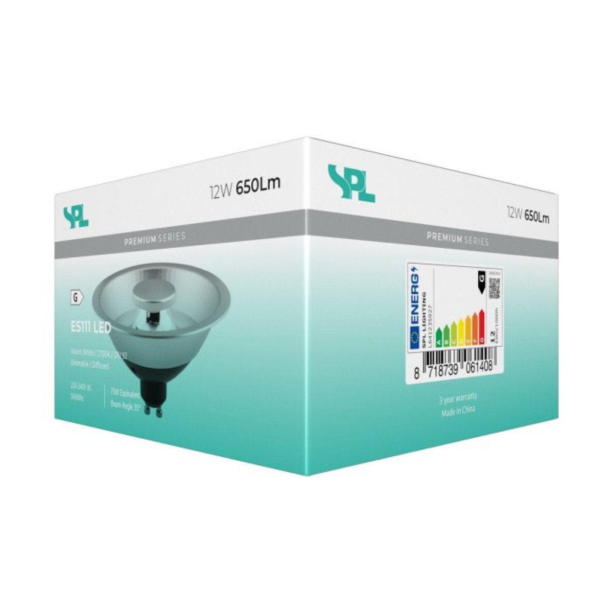 SPL LED Reflektor 110x64 GU10 12 W 650 lm 2700K klar dimmbar