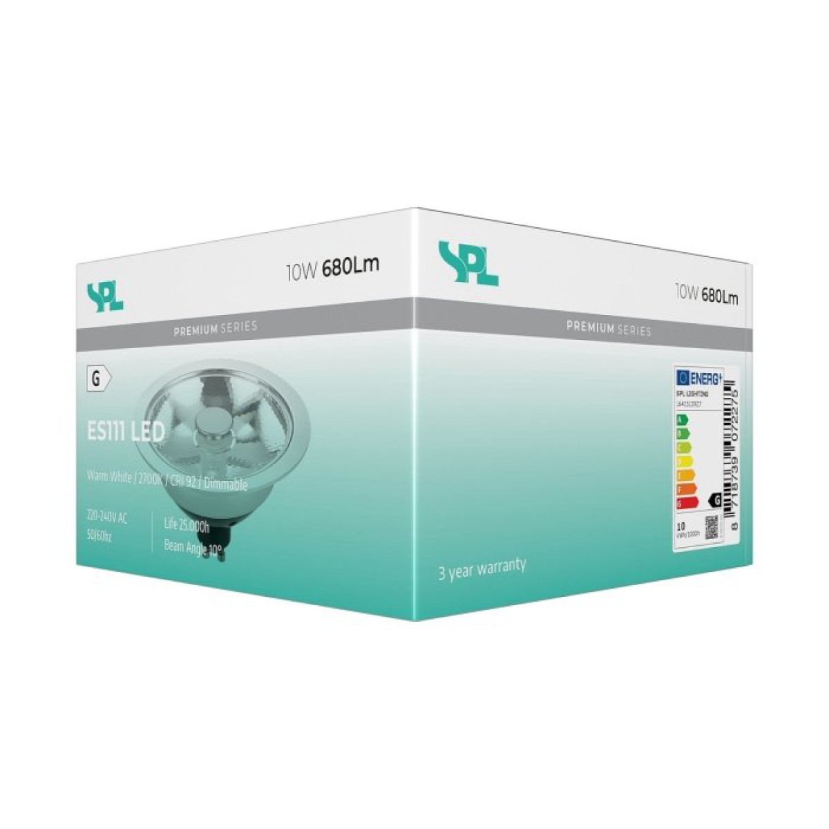 SPL LED Reflektor 110x60 GU10 10 W 680 lm 2700K klar dimmbar 10°