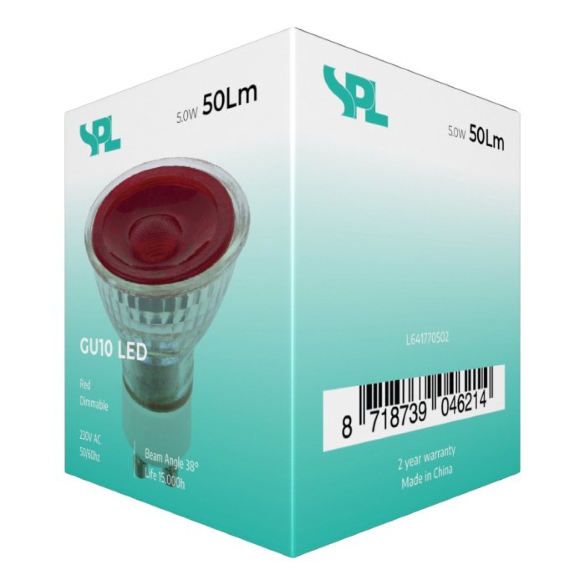 SPL LED Reflektor 50x54 GU10 5 W 30 lm diffus dimmbar
