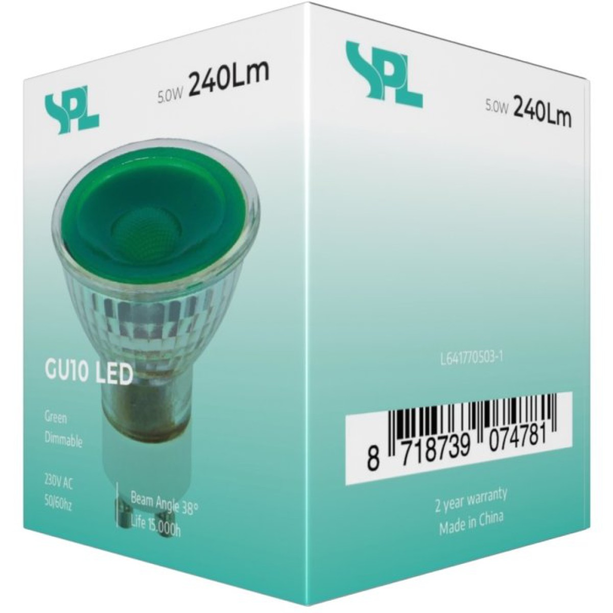 SPL LED Reflektor 50x54 GU10 5 W 240 lm diffus dimmbar