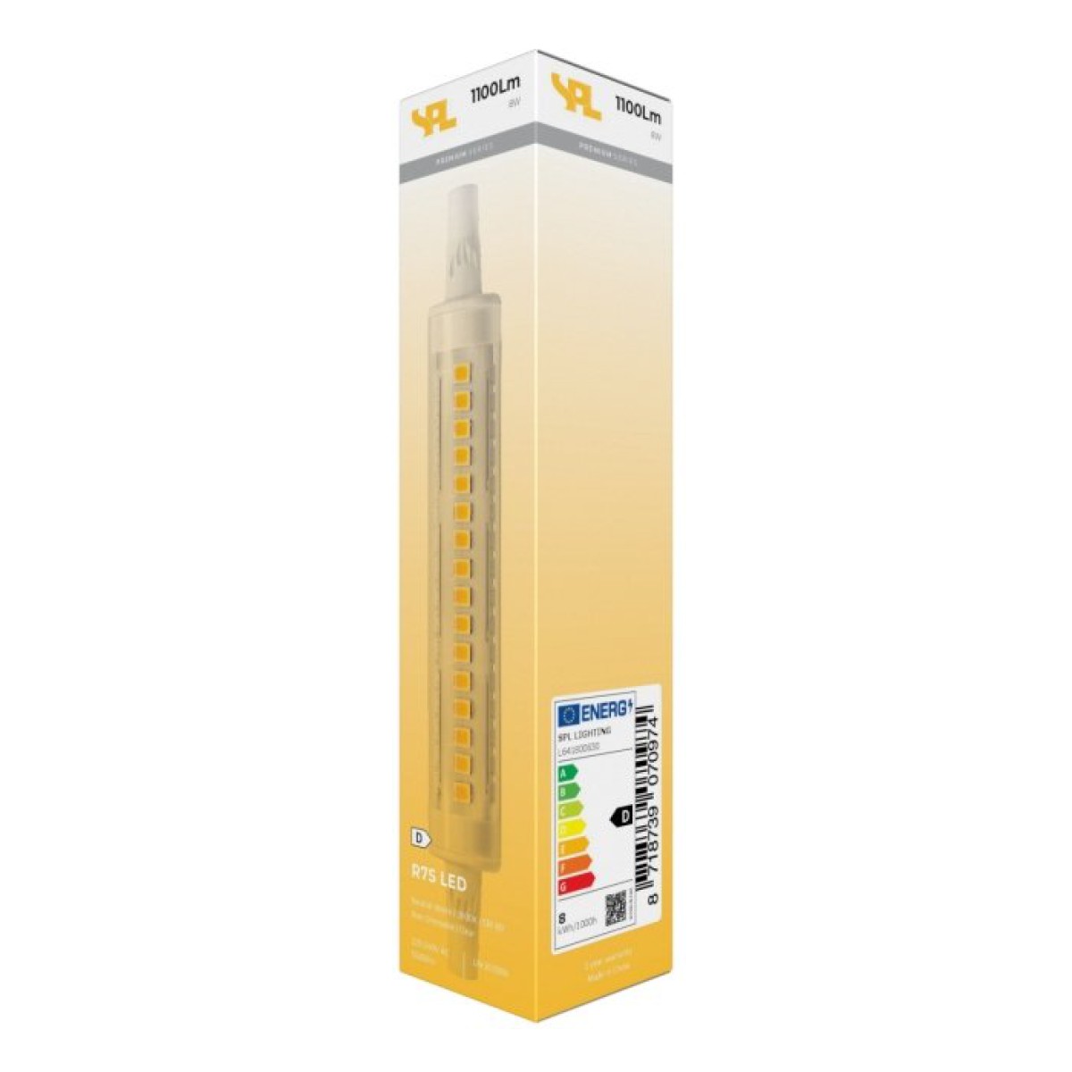SPL LED Stablampe T16x118 R7s 8 W 1100 lm 3000K klar