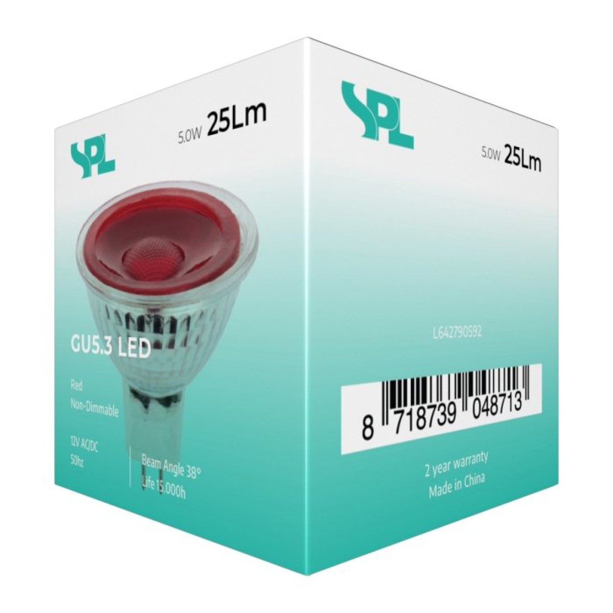 SPL LED Reflektor 50x47 GU5.3 5 W 30 lm diffus