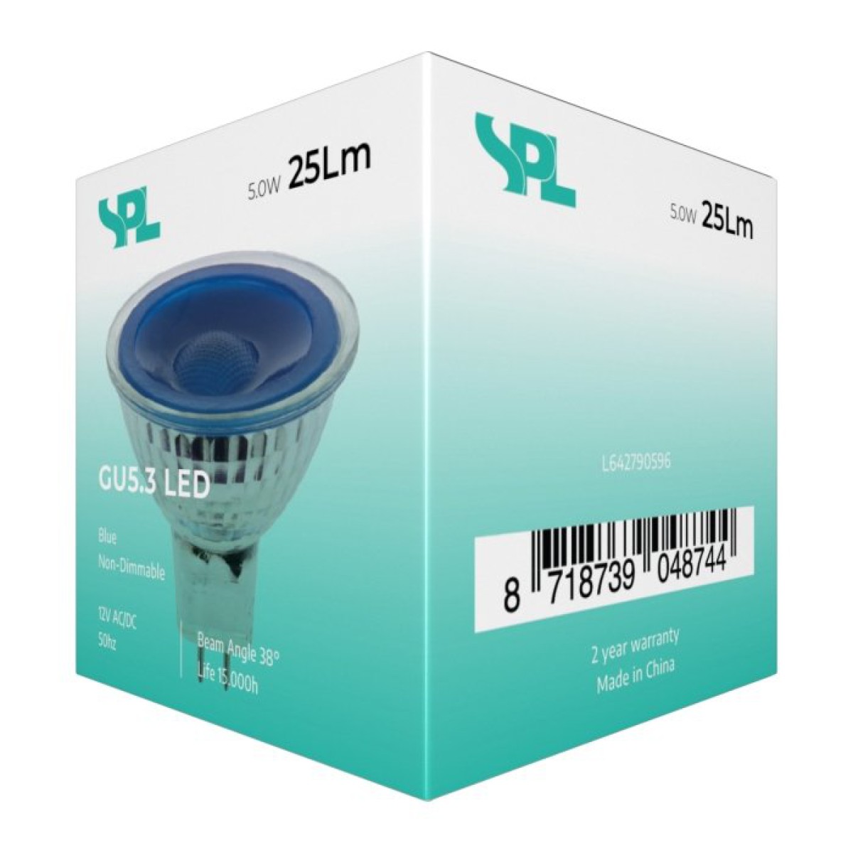 SPL LED Reflektor 50x47 GU5.3 5 W 25 lm diffus