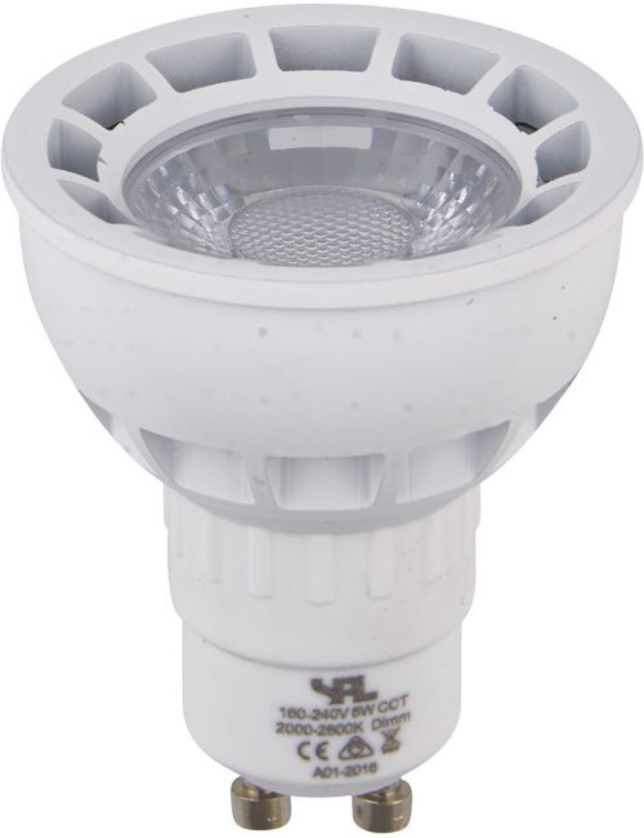 SPL LED Dim to Warm Reflektor 50x58 GU10 5,5 W 250 lm 2000–2800K diffus dimmbar