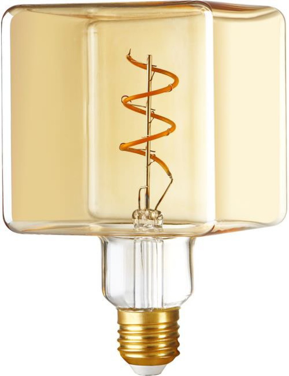 SPL LED Filament Würfel C95x155 E27 4 W 240 lm 2200K Gold dimmbar