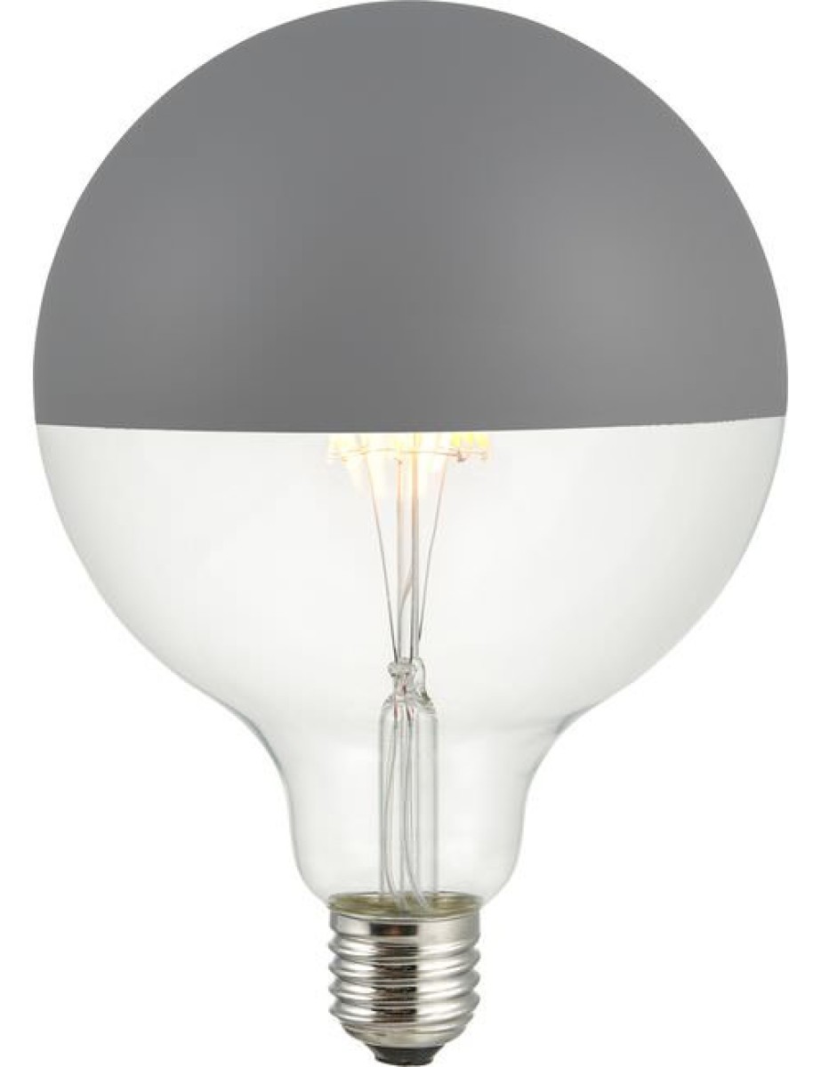 SPL LED Filament Globe G125x180 E27 6,5 W 470 lm 2500K Grau dimmbar