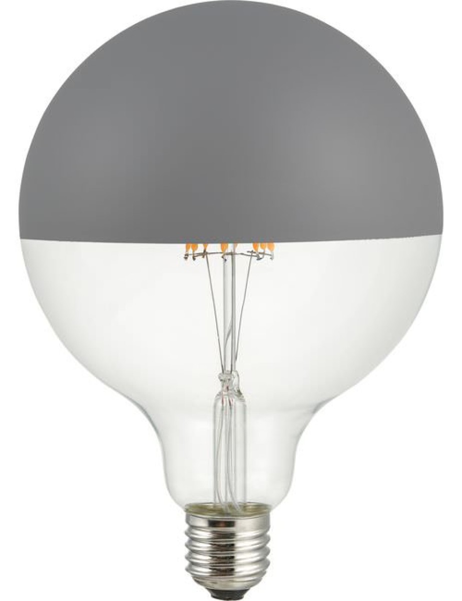 SPL LED Filament Globe G125x180 E27 6,5 W 470 lm 2500K Grau dimmbar