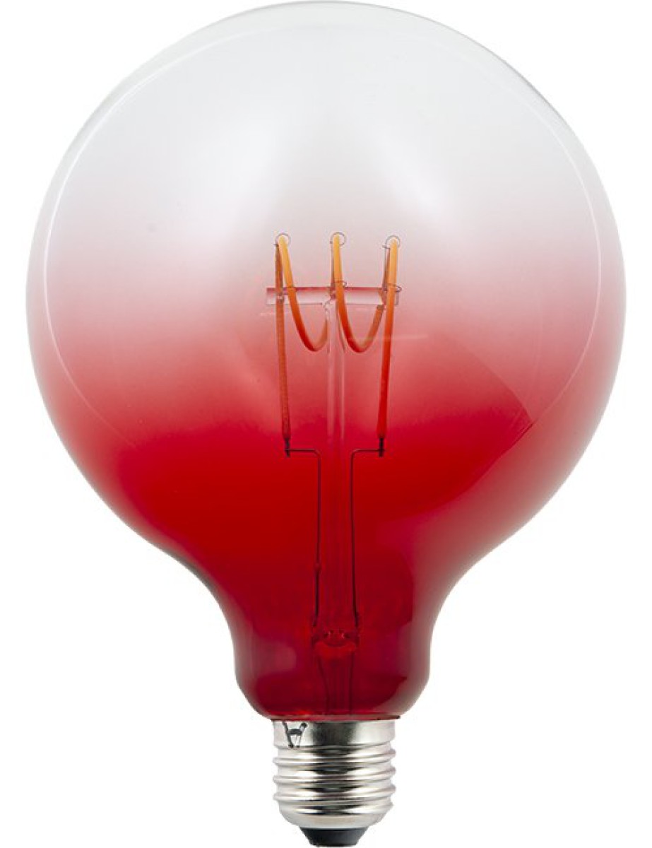 SPL LED Filament Globe G125x180 E27 4 W 140 lm 2200K Rot dimmbar