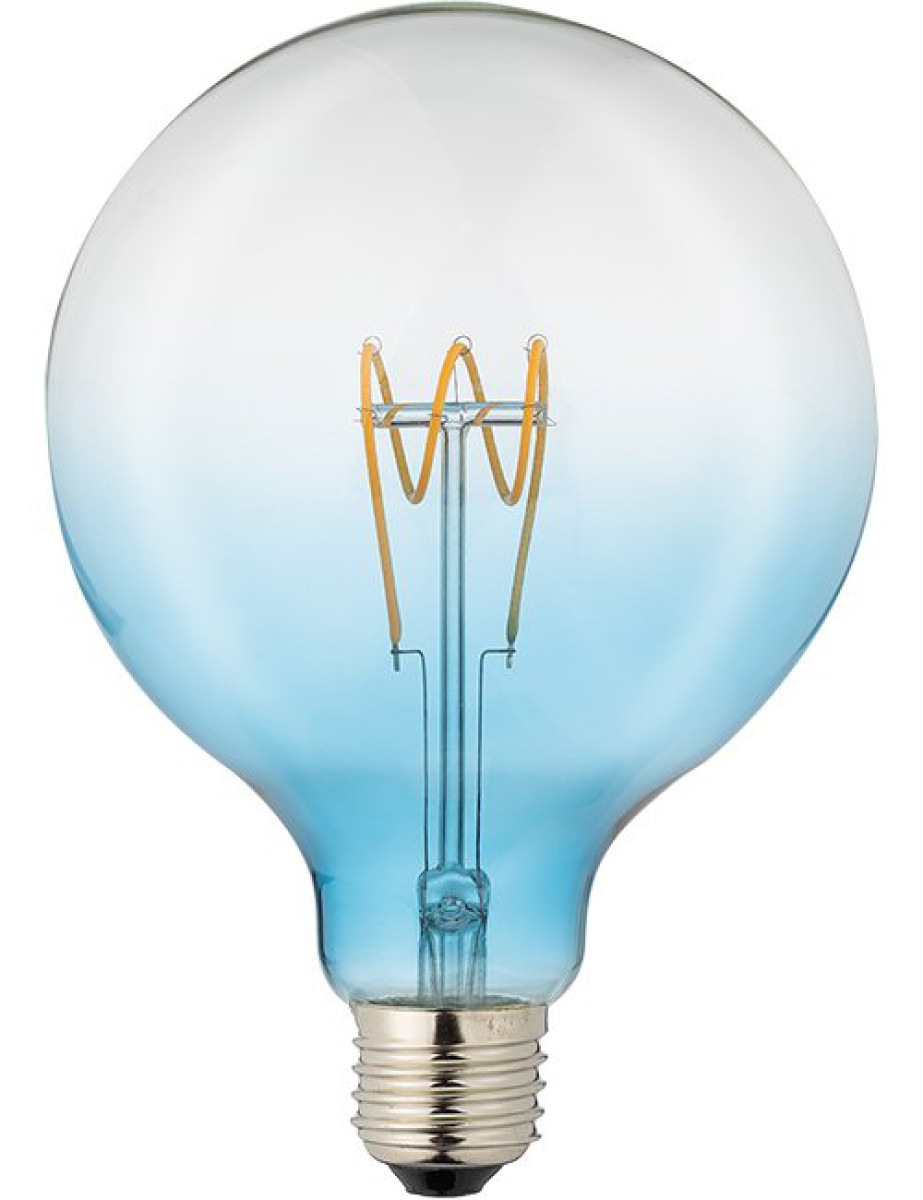 SPL LED Filament Globe G125x180 E27 4 W 140 lm 2200K Blau dimmbar