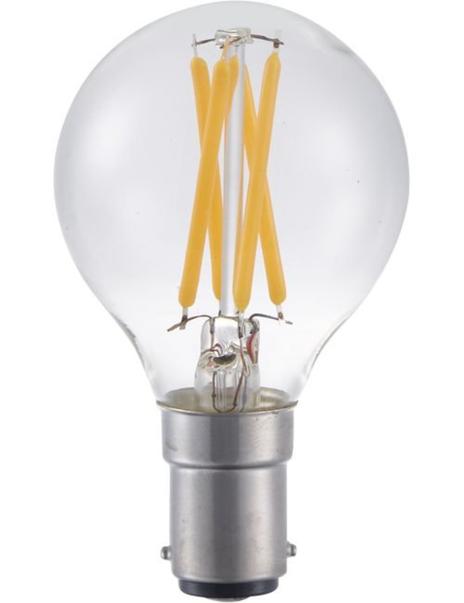 SPL LED Filament Globe G45x75 Ba15d 4 W 350 lm 2700K klar dimmbar