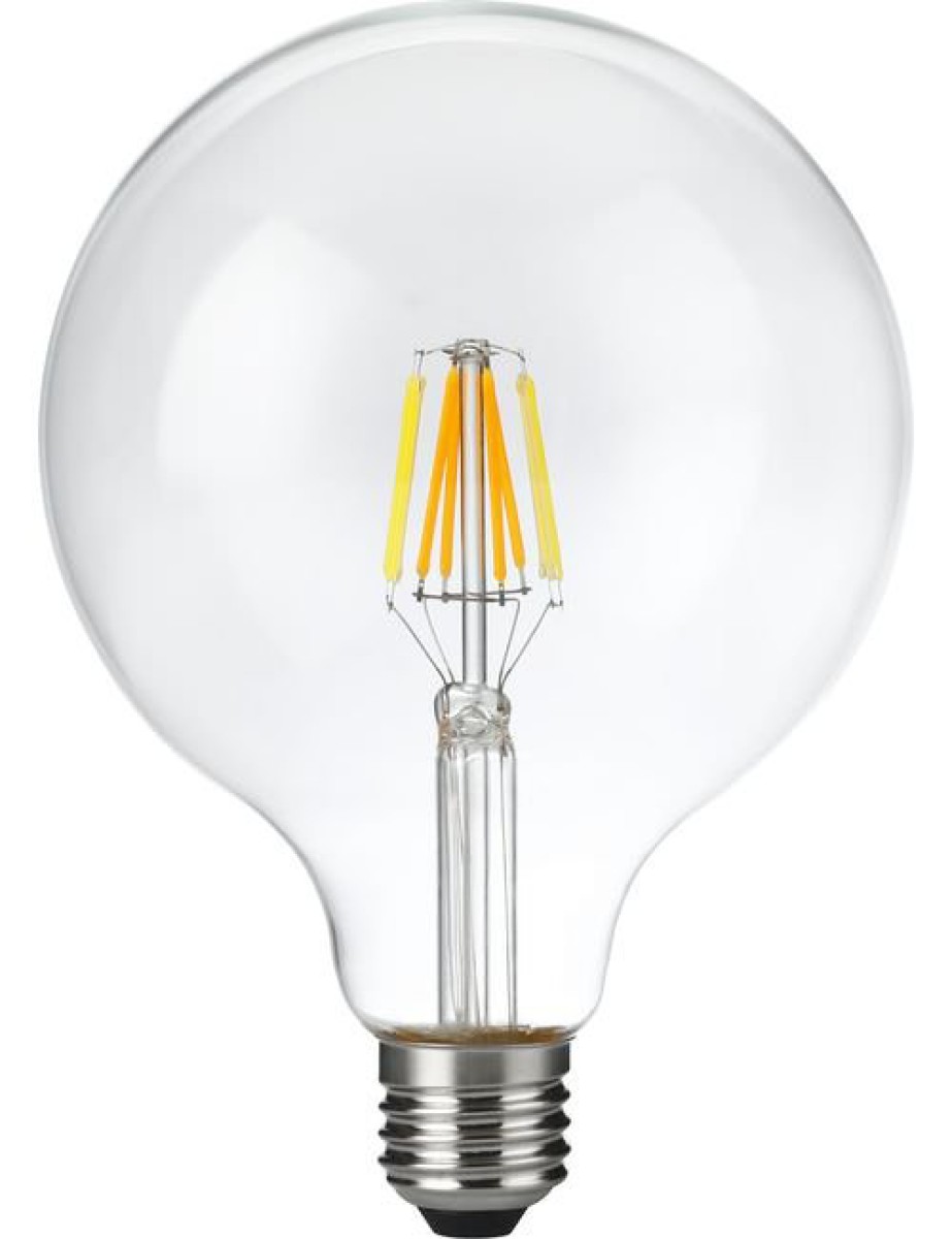 SPL LED Filament Dim to Warm Globe G125x180 E27 6 W 660 lm 2000–4500K klar dimmbar