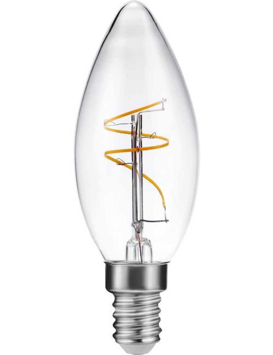 SPL LED Filament Kerze C35x98 E14 3,2 W 320 lm 2200K klar dimmbar