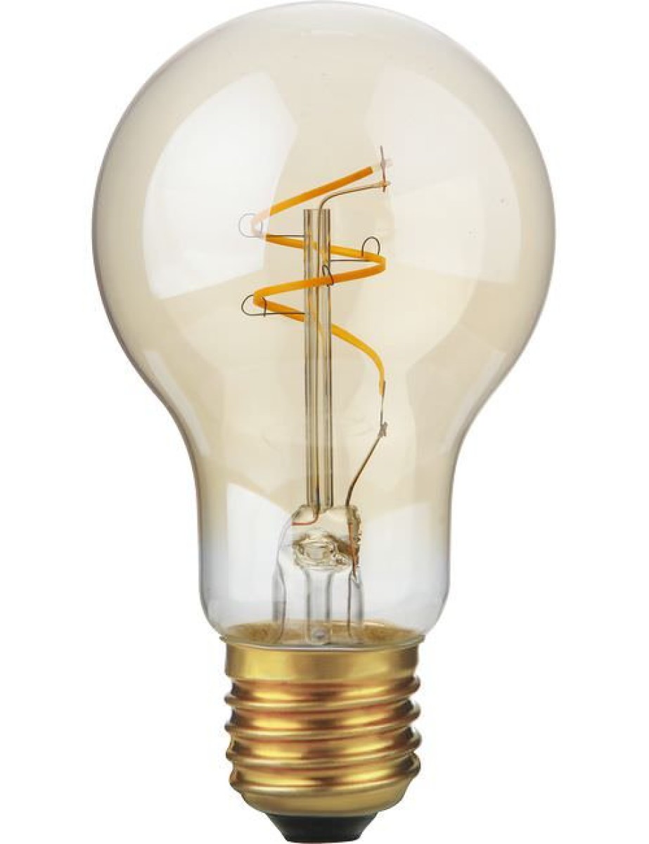 SPL LED Filament Birne A60x110 E27 4,2 W 470 lm 2200K Gold dimmbar