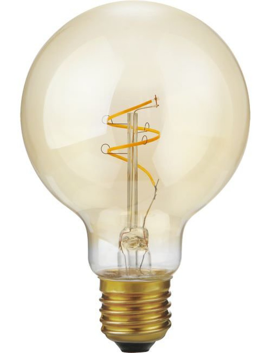 SPL LED Filament Globe G80x120 E27 4,2 W 470 lm 2200K Gold dimmbar