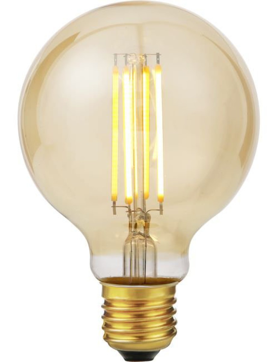 SPL LED Filament Globe G80x120 E27 6,5 W 550 lm 2200K Gold dimmbar