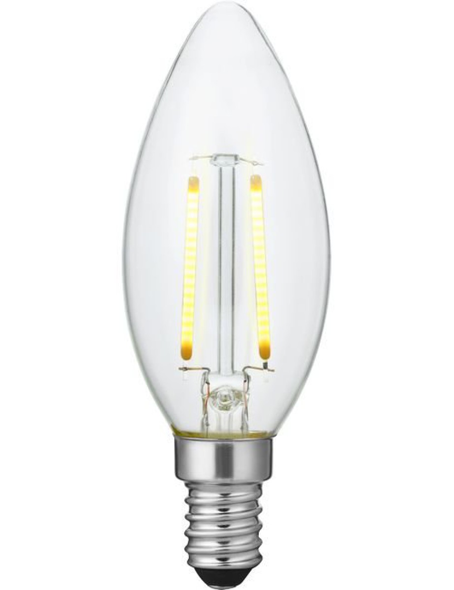 SPL LED Filament Kerze C35x100 E14 2 W 150 lm 2500K klar dimmbar
