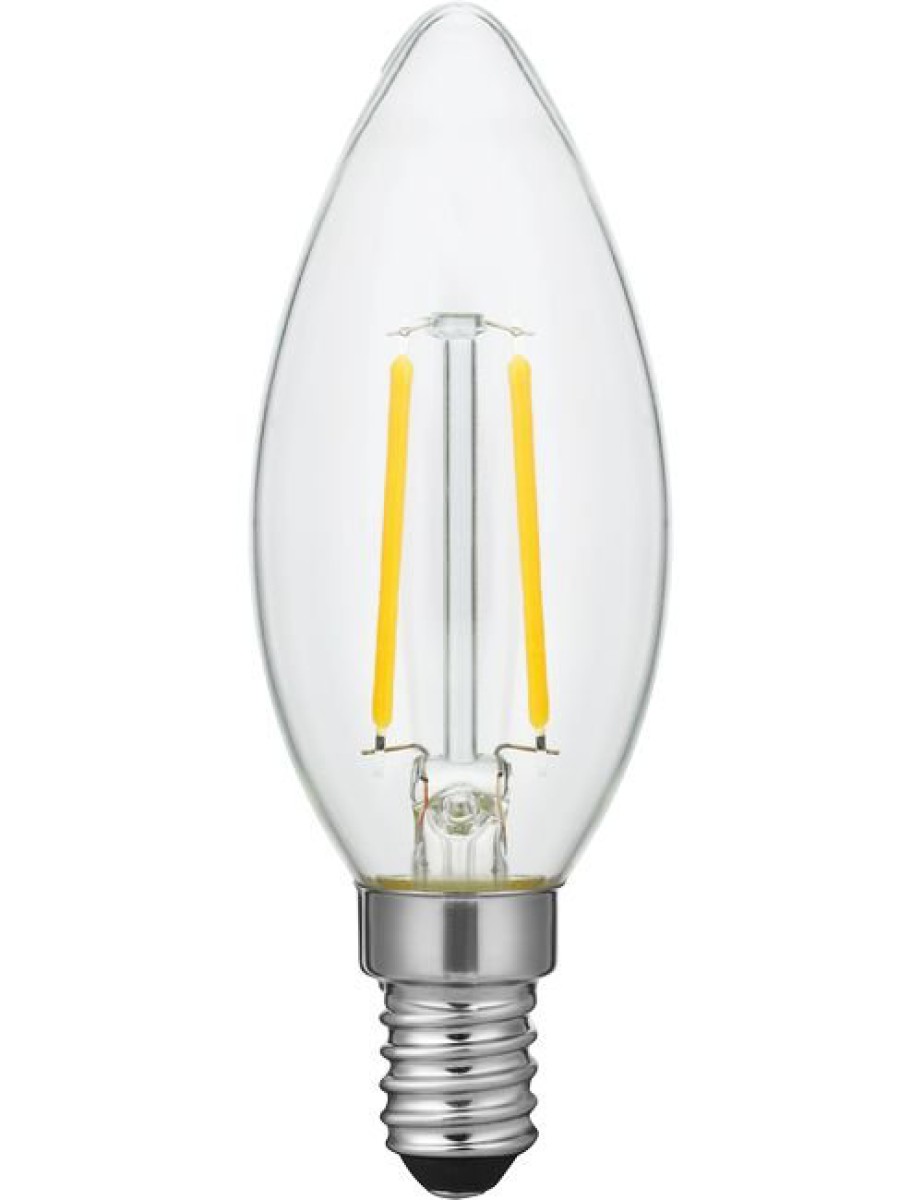 SPL LED Filament Kerze C35x100 E14 2 W 150 lm 2500K klar dimmbar
