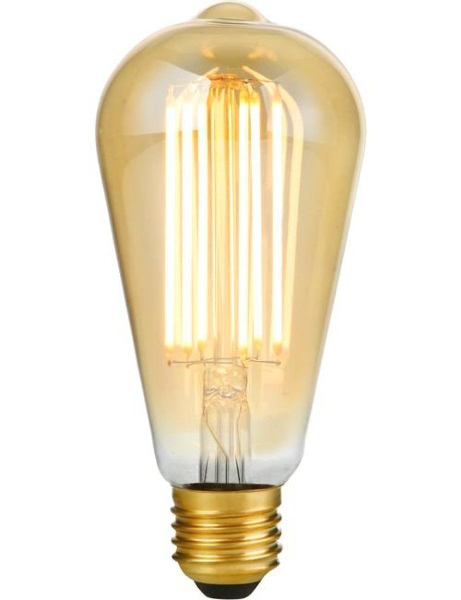 SPL LED Filament Rustika ST64x143 E27 6,5 W 550 lm 2200K Gold dimmbar