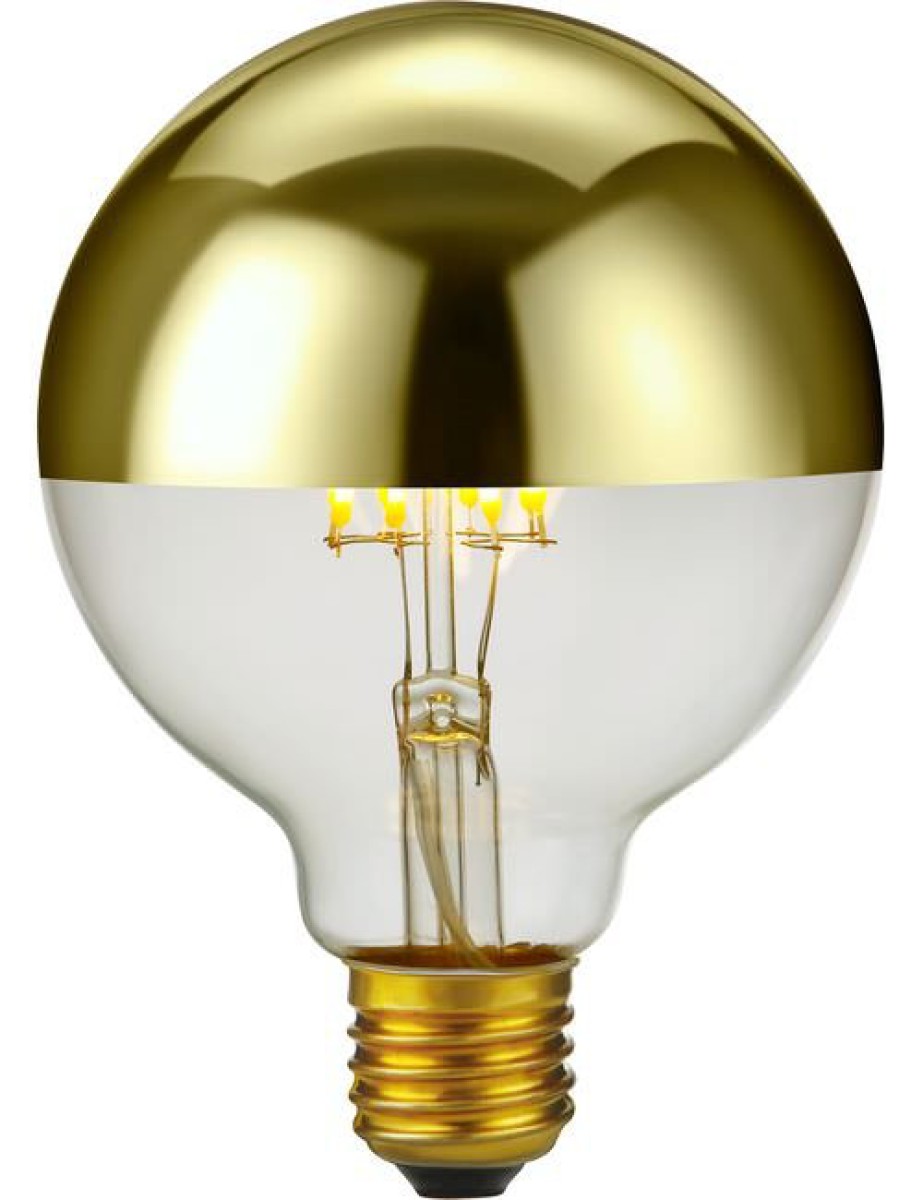 SPL LED Filament Globe G95x135 E27 6,5 W 470 lm 2500K Gold dimmbar