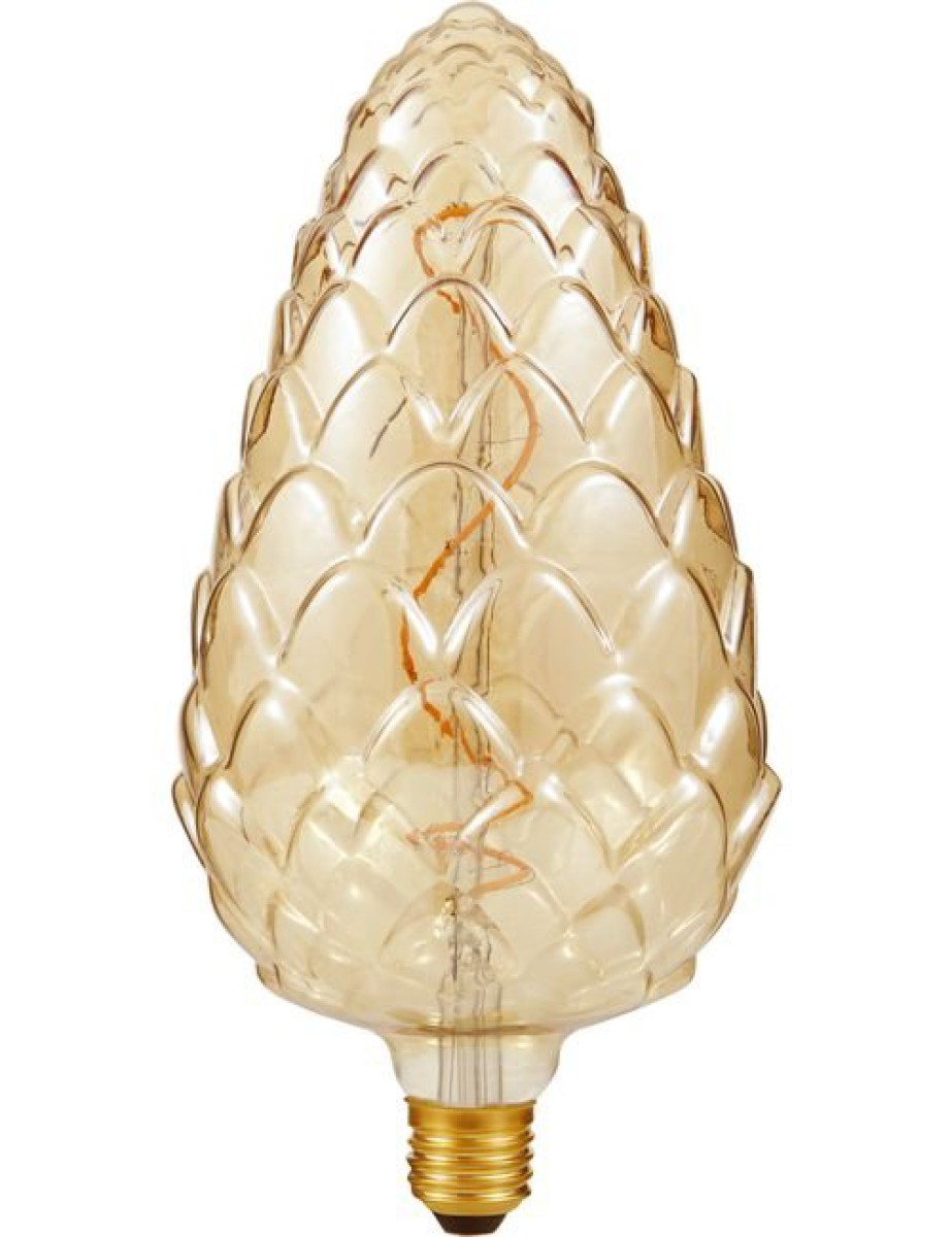 SPL LED Filament Pinienzapfen 120x250 E27 4 W 200 lm 2000K Gold dimmbar