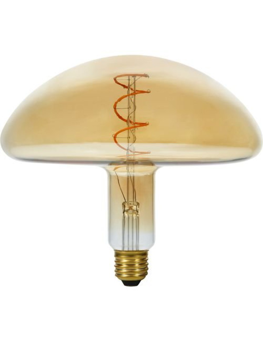 SPL LED Filament Pilz 200x180 E27 4 W 200 lm 2000K Gold dimmbar