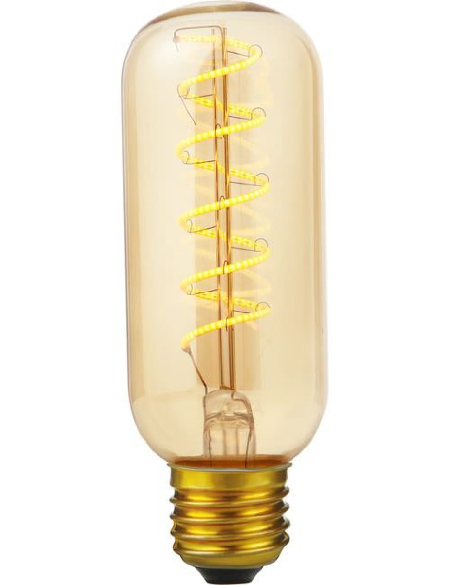 SPL LED Filament Röhre T45x130 E27 4 W 200 lm 2000K Gold dimmbar