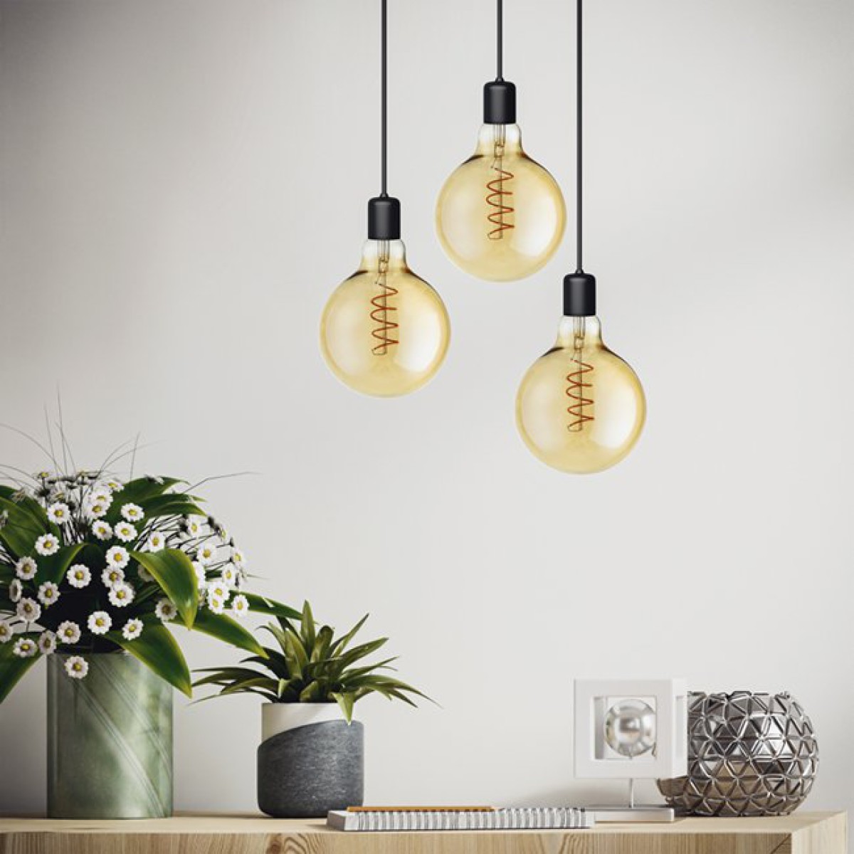 SPL LED Filament Globe G125x180 E27 4 W 200 lm 2000K Gold dimmbar Ra90