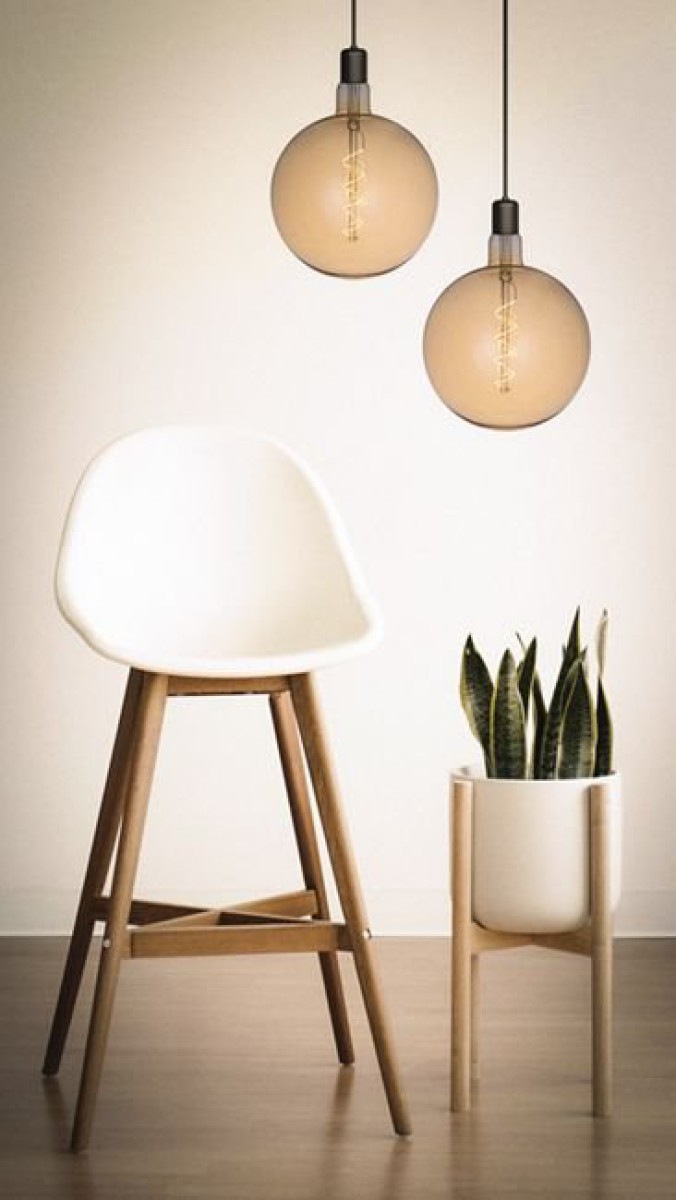 SPL LED Filament Globe G200x262 E27 4 W 250 lm 2000K Gold dimmbar