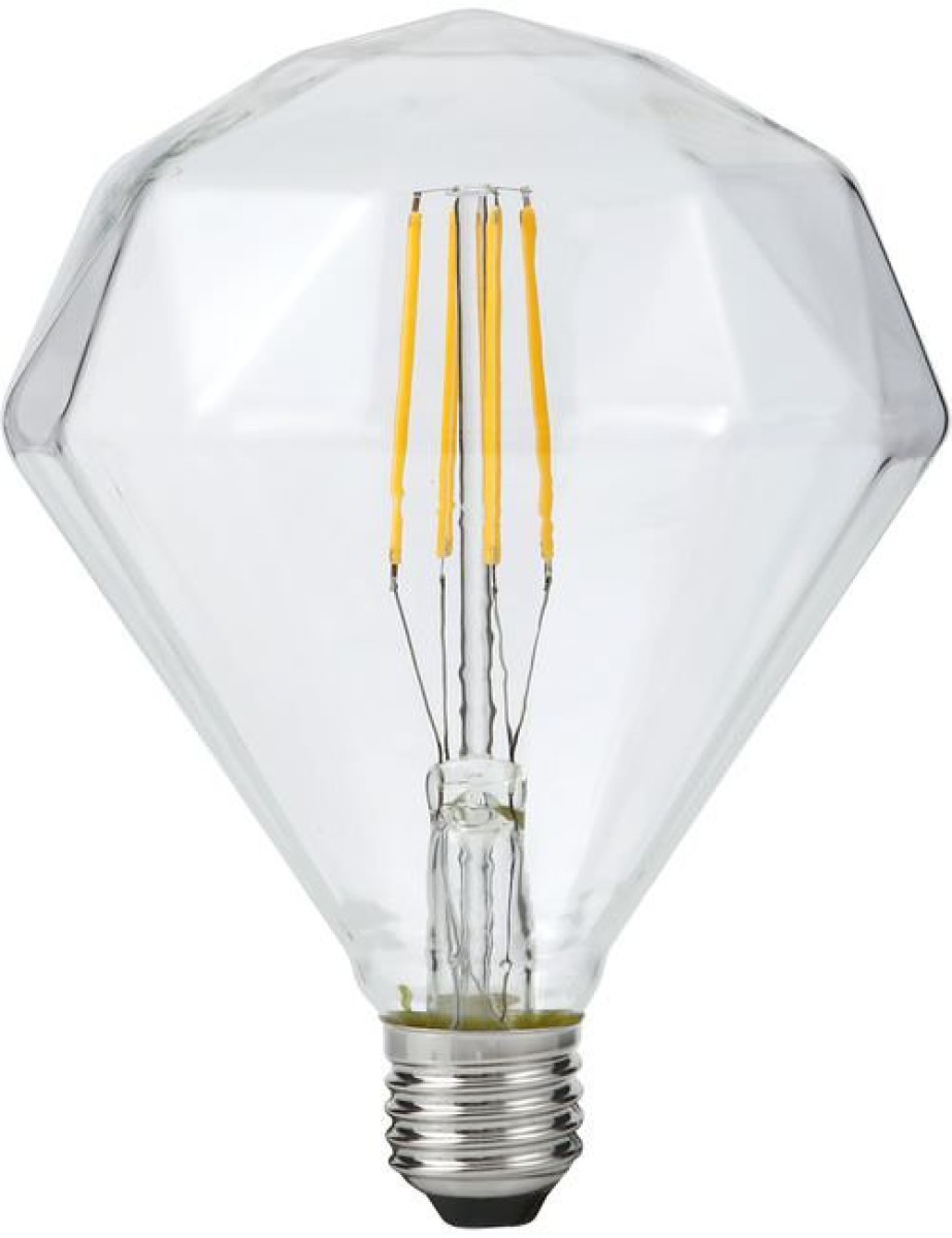 SPL LED Filament Diamant 120x155 E27 5 W 450 lm 2500K klar dimmbar
