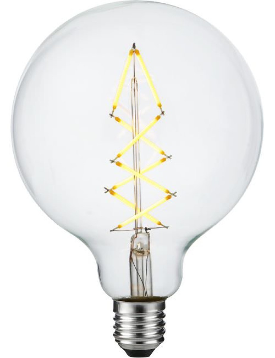 SPL LED Filament Globe G125x180 E27 6,5 W 500 lm 2200K klar dimmbar