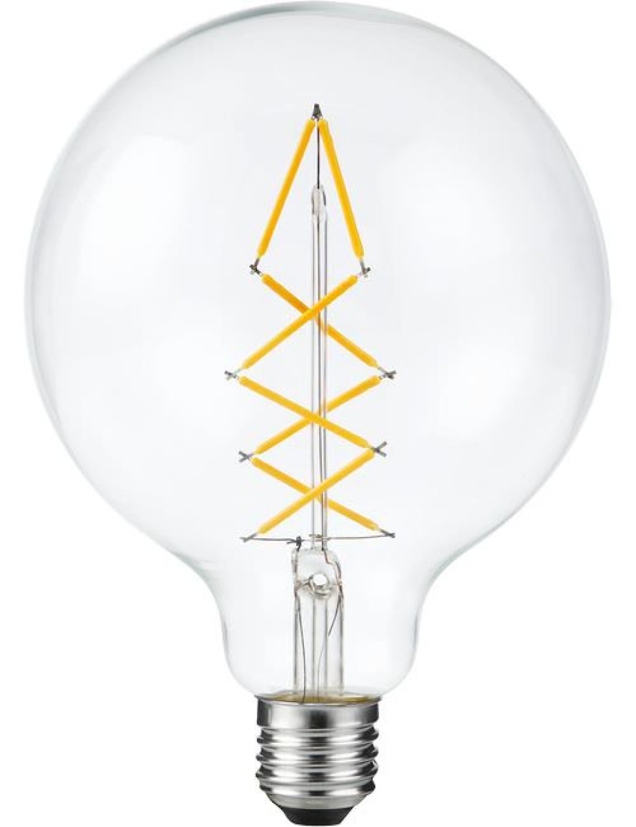 SPL LED Filament Globe G125x180 E27 6,5 W 500 lm 2200K klar dimmbar