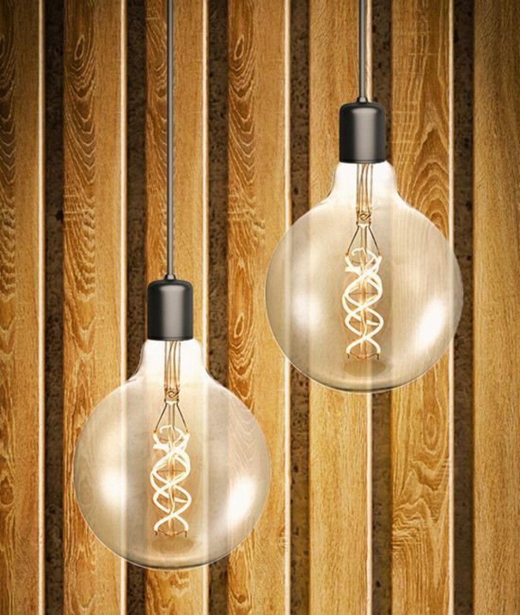 SPL LED Filament Globe G125x180 E27 5 W 460 lm 2200K Gold dimmbar