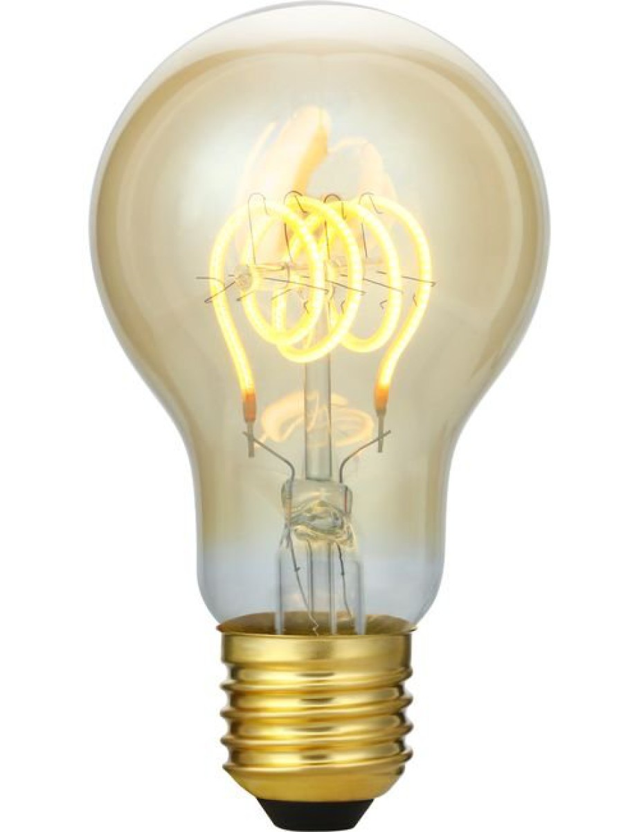 SPL LED Filament Birne A60x105 E27 5 W 460 lm 2200K Gold dimmbar