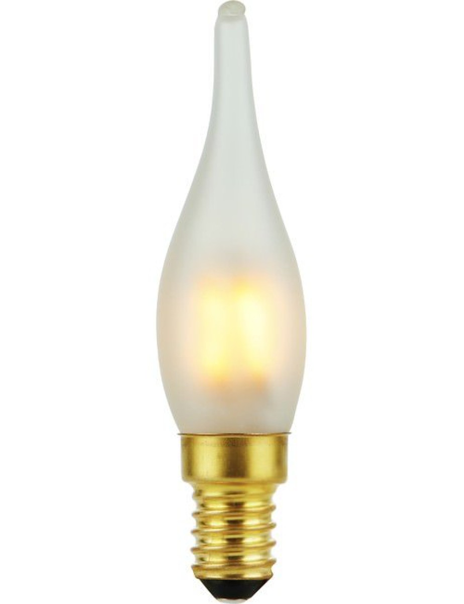 SPL LED Filament Windstoßkerze C23x95 E14 1,8 W 90 lm 2000K matt dimmbar
