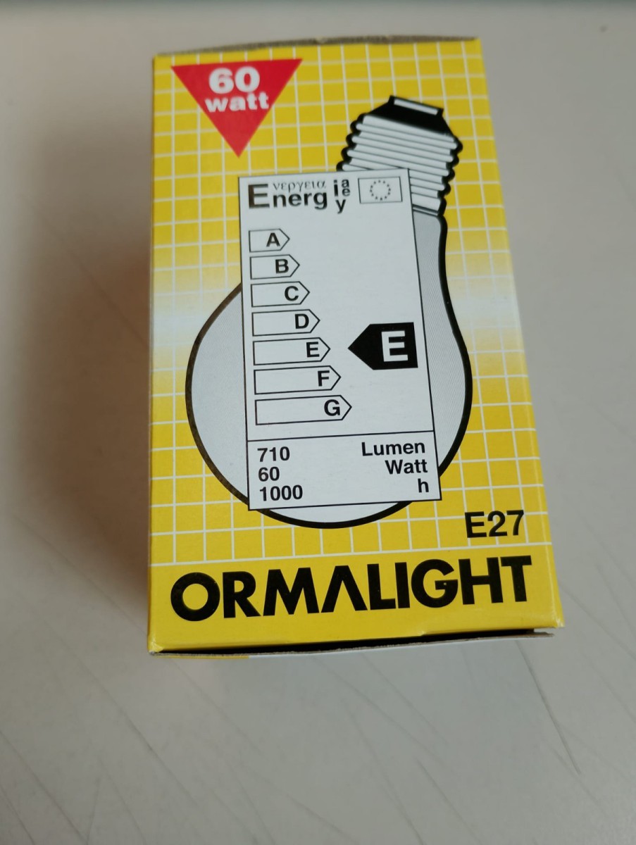 Ormalight Glühlampe AGL 60W E27 klar