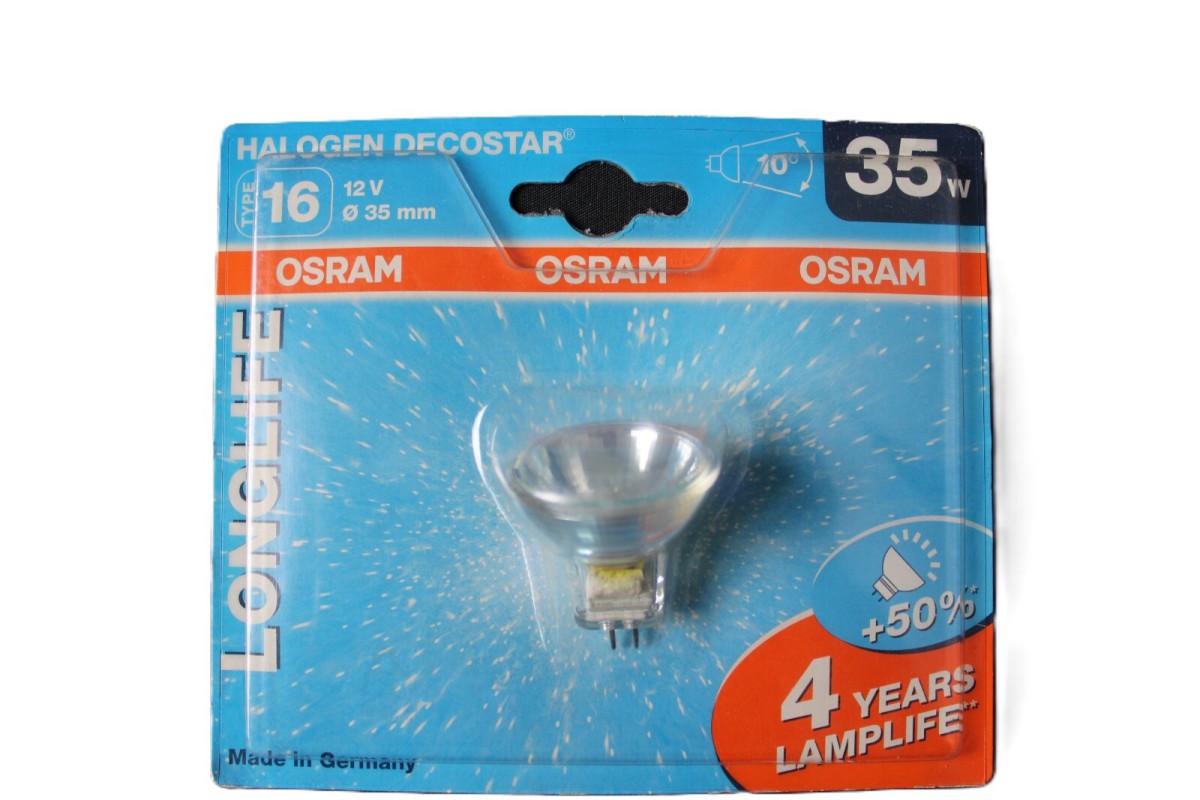 Osram Kaltlichtspiegel Halogen DECOSTAR 35mm 12V GU4 35W 10°