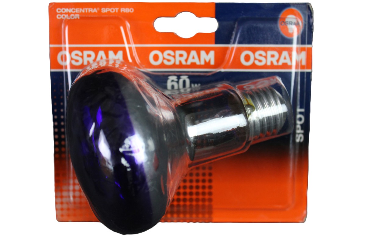 Osram Reflektorlampe CONCENTRA SPOT R80 230V E27 60W Violett