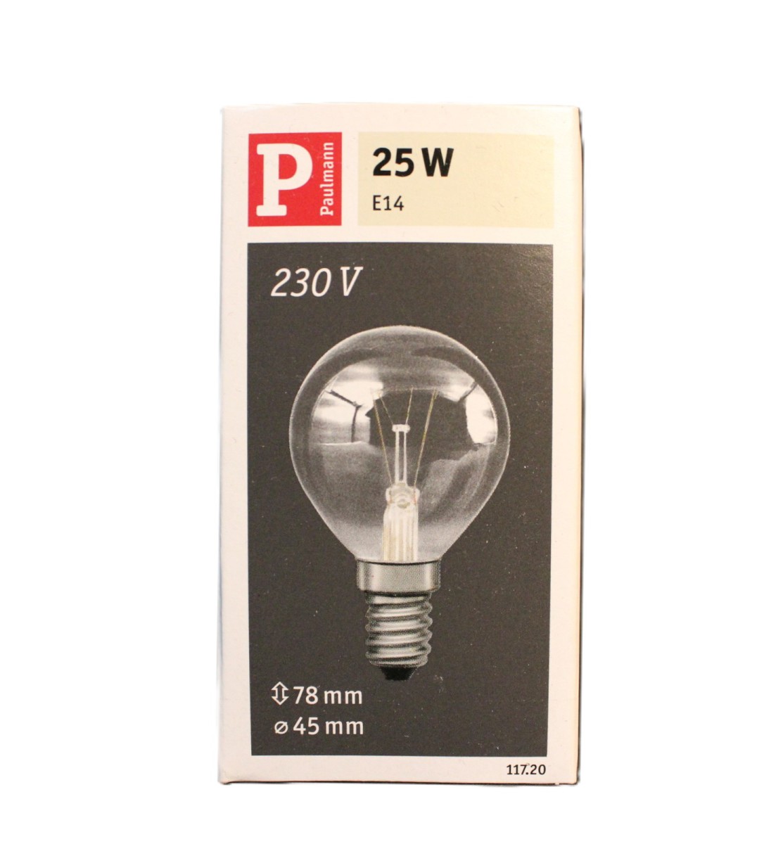 Paulmann Glühbirne Tropfenlampe 25W E14 Klar Glühlampe