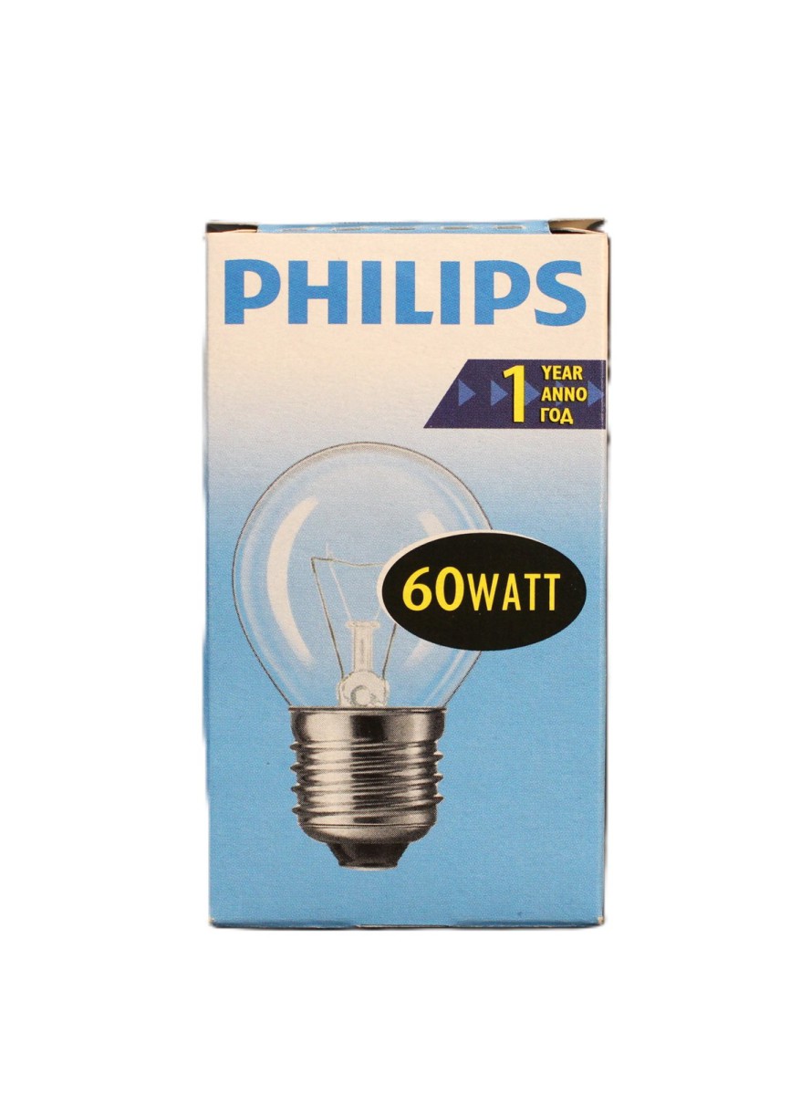 Philips Glühbirne Tropfen 60W E27 Klar
