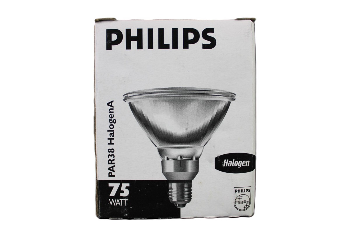 Philips Halogenlampe Reflektor Par38 230V E27 75W 10° 2000h