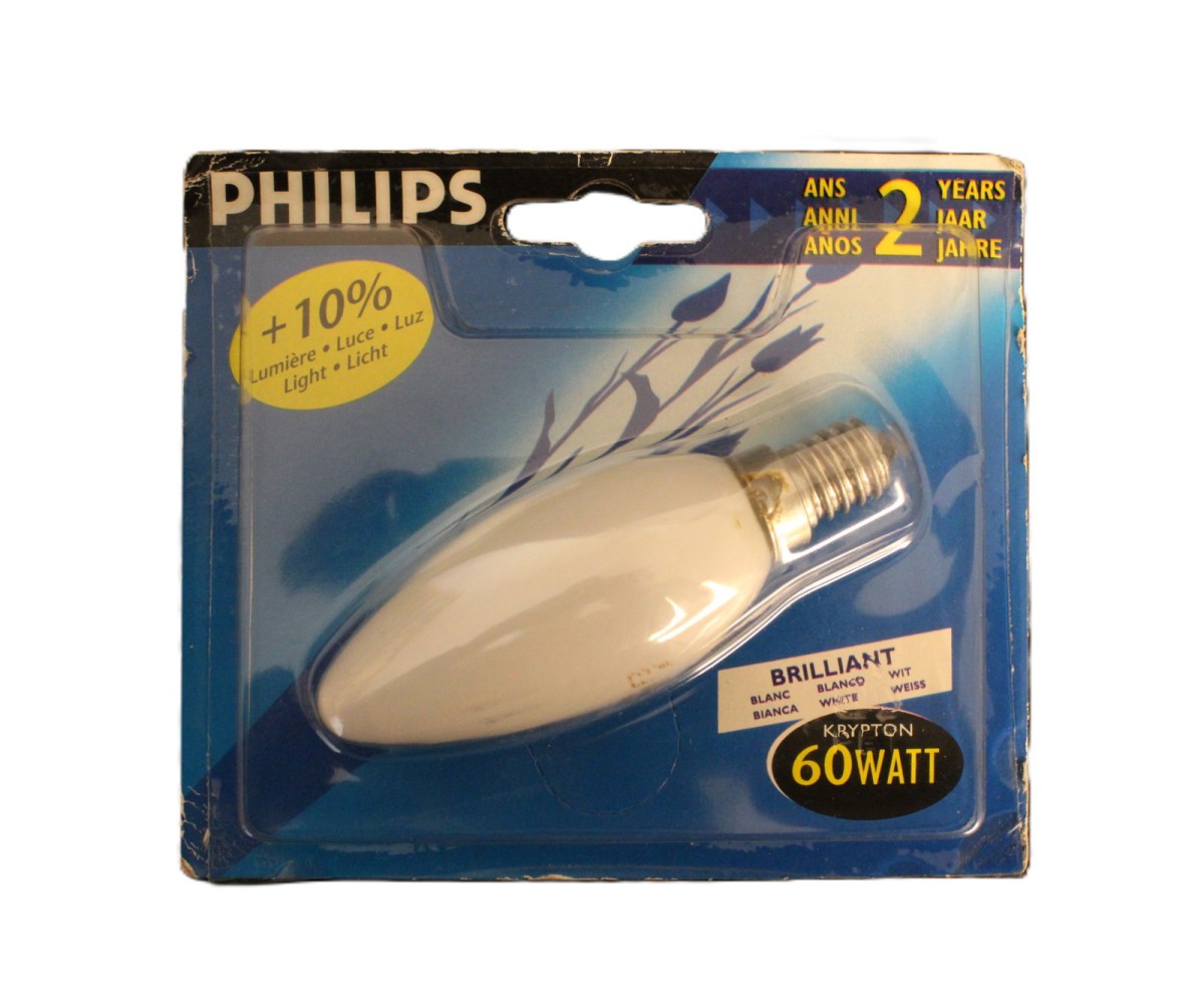 Philips Kerze Glühbirne 60 Watt E14 Matt